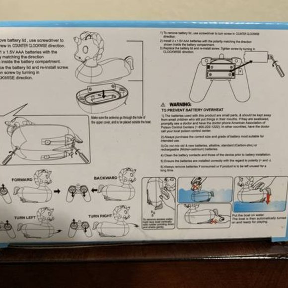 RC Remote Control Unicorn Boat - Picture 2 of 4